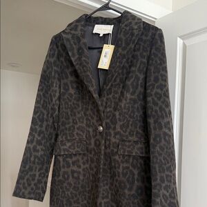 Ramy Brook Leopard Print Blazer
